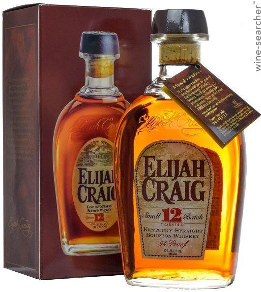 Elijah Craig 12 Year Old Straight Bourbon Whisky, Kentucky, USA