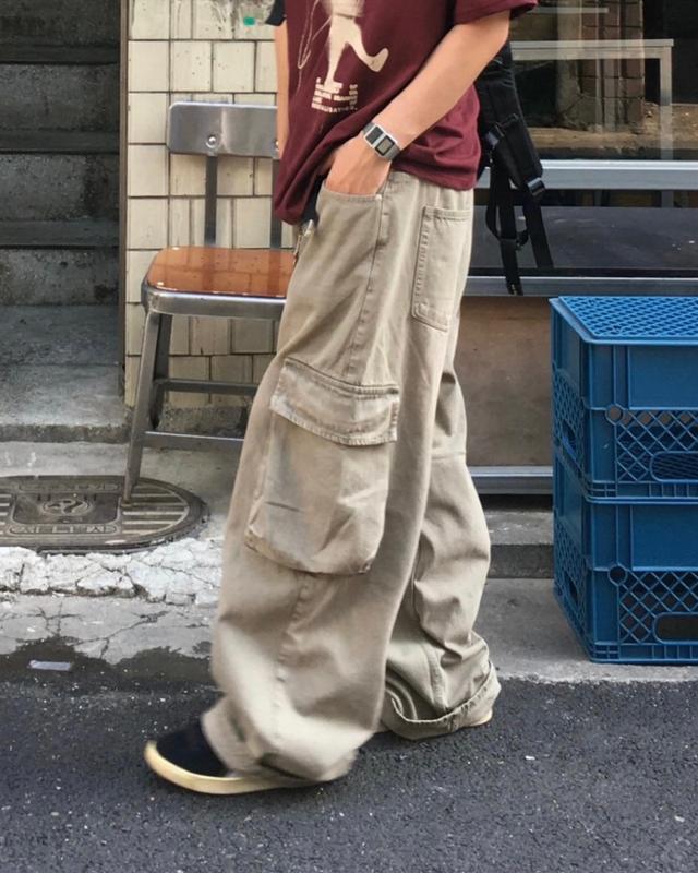 미세키서울 미세키서울(MISEKI SEOUL) Pocket cargo bootscut pants