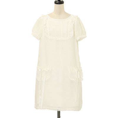 USED】H.Jelly バタフライ柄ハイウエストランダムワンピース | h.NAOTO