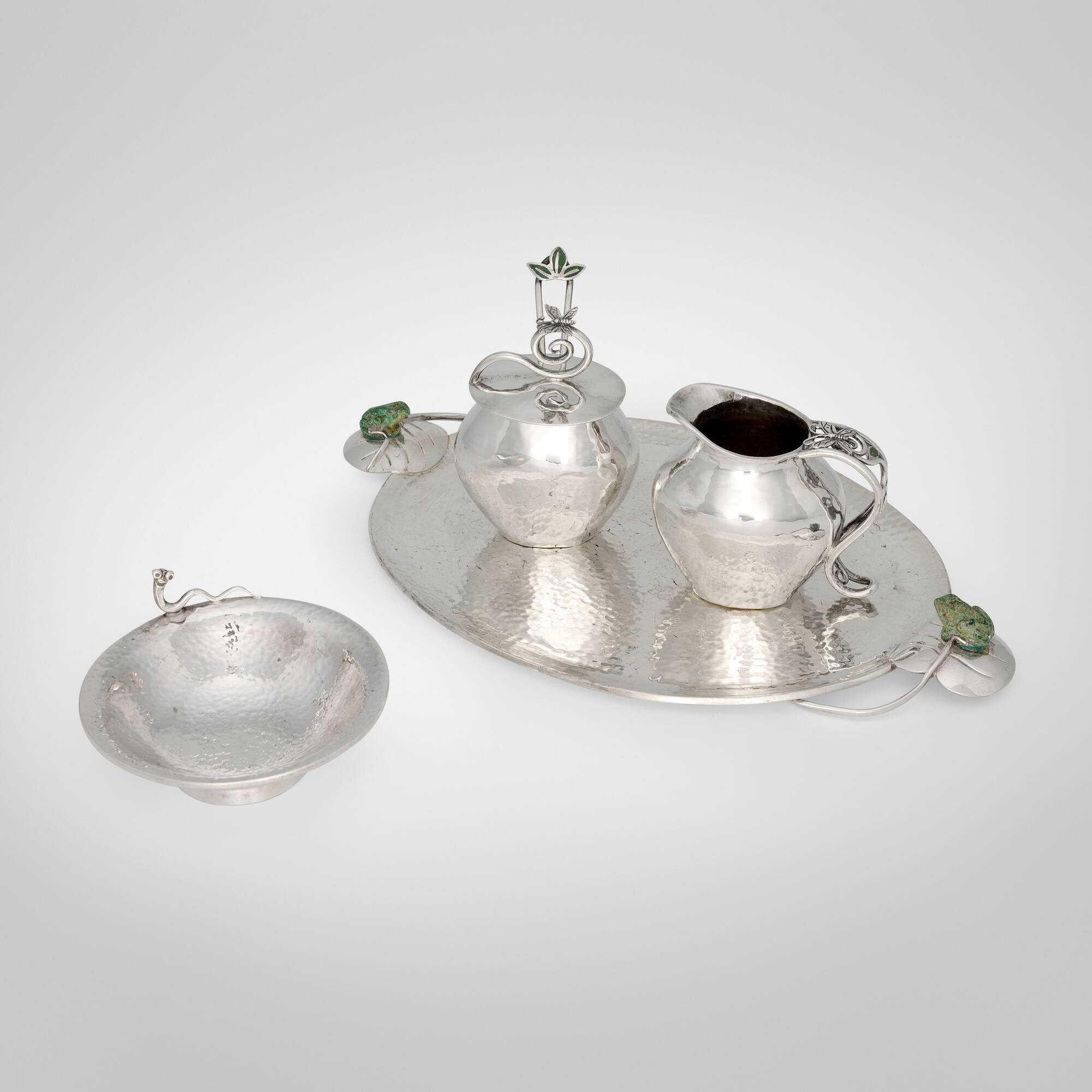 212: EMILIA CASTILLO, Four-piece serving set < Objet, 9 July 2025