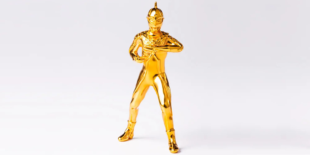 世界限定100体！「ウルトラセブン純金フィギュア」先行発売開始