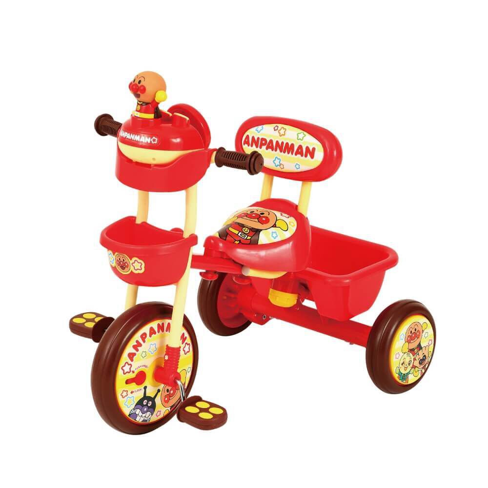 アンパンマン 三輪車 赤/黄色 アンパンマン三輪車 赤・黄色