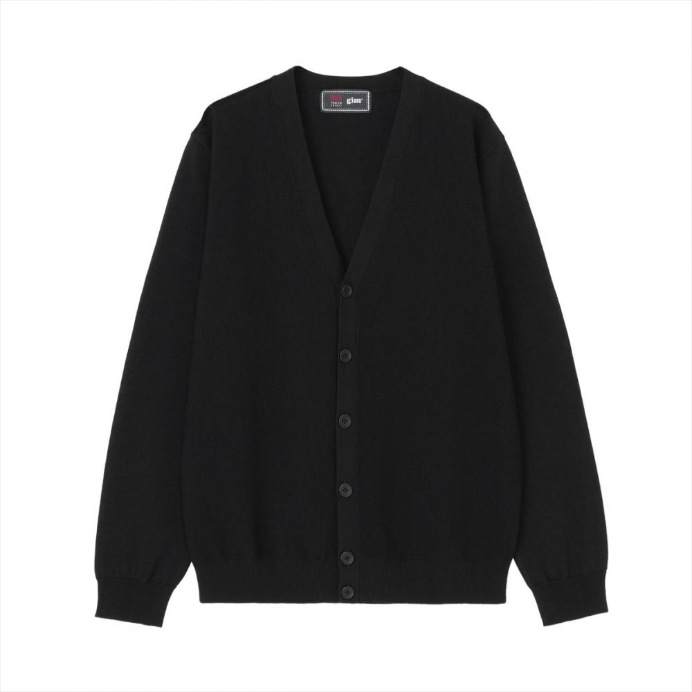 前身カノコ ニットカーディガン メンズ(M ブラック): 東京シャツ公式