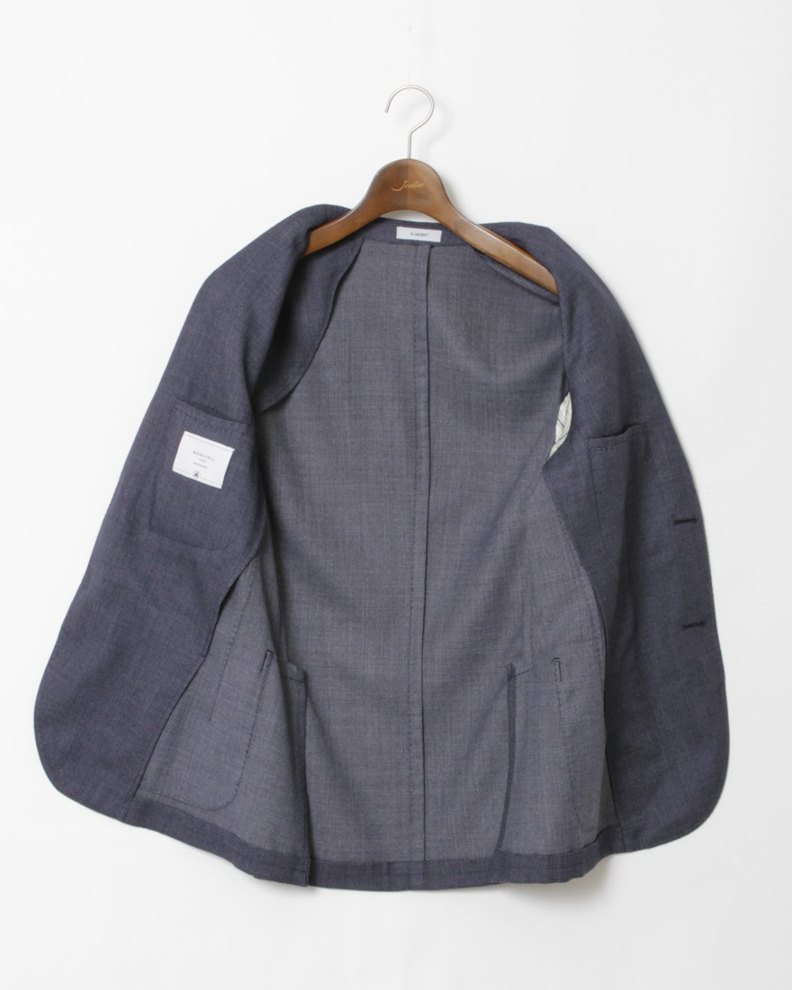ウールポリ ホップサック2Bジャケット【K-Jacket】｜BOGLIOLI