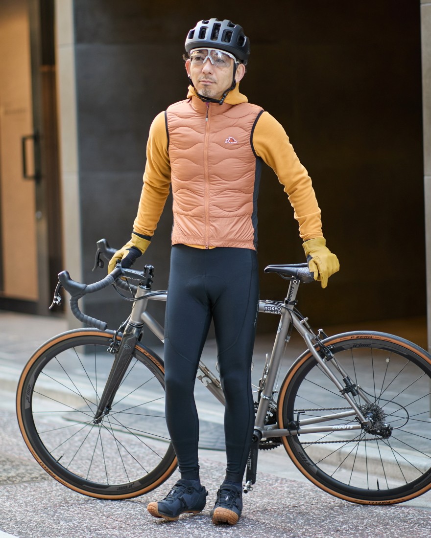 中綿サイクルジレ【ALEXIA】｜Cafe du Cycliste（カフェドシクリステ