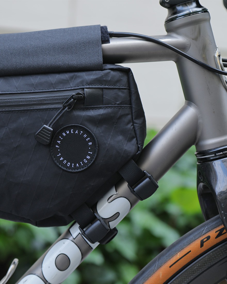 フレームバッグ ハーフ【frame bag HALF x-pac 3L】｜FAIRWEATHER