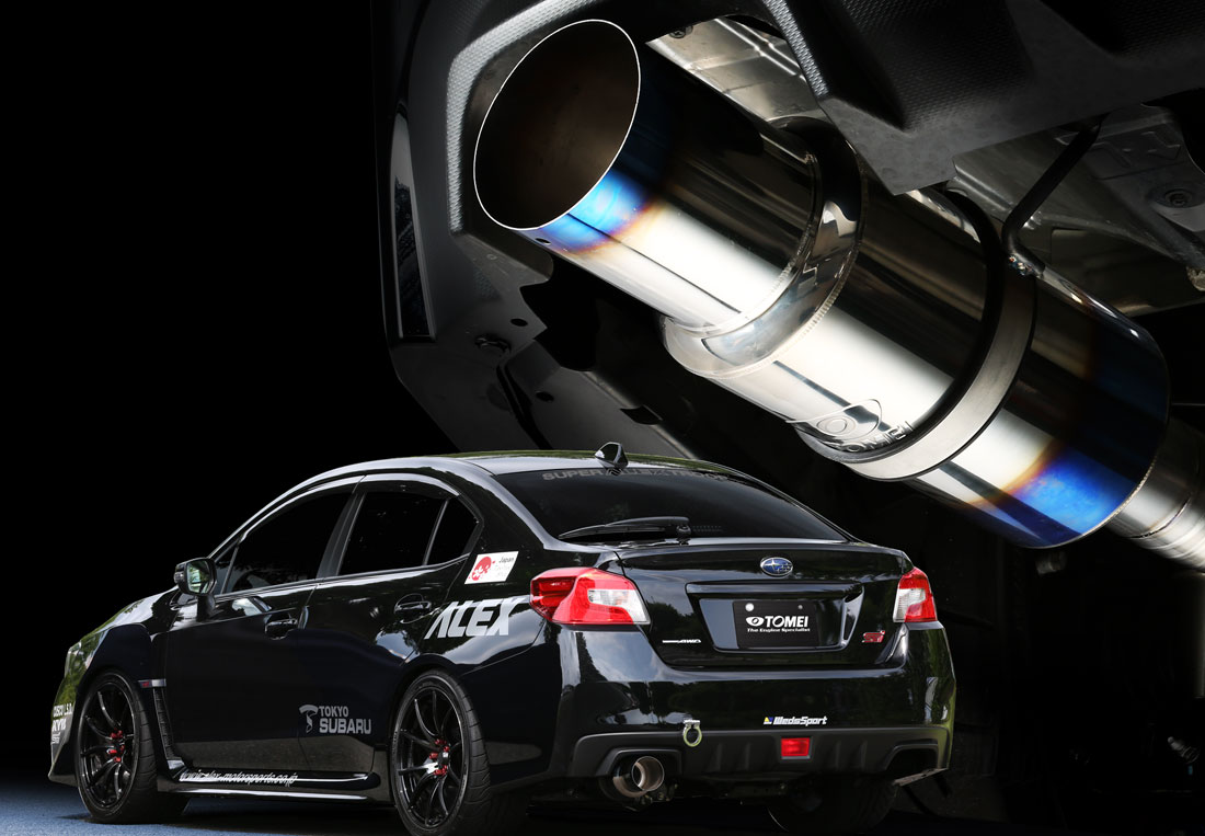 EXPREME Ti TITANIUM MUFFLER for WRX / FORESTER － TOMEI POWERED