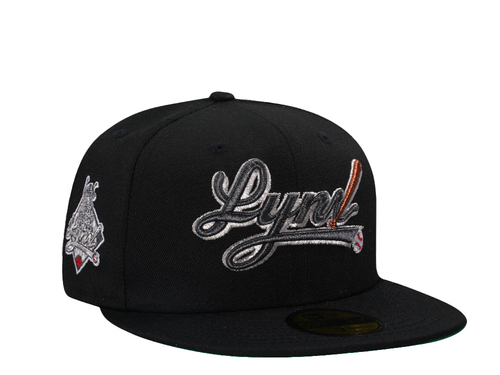 New Era Ottawa Lynx Black Throwback Edition 59Fifty Fitted Hat
