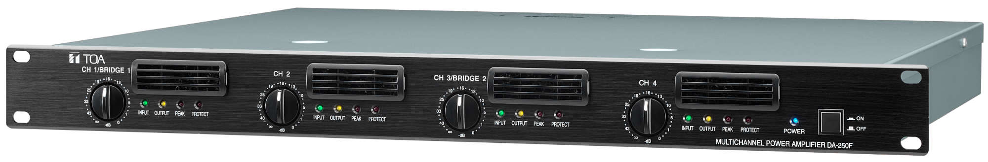 DA-250F | Multi-Channel Power Amplifier | Products | TOA United