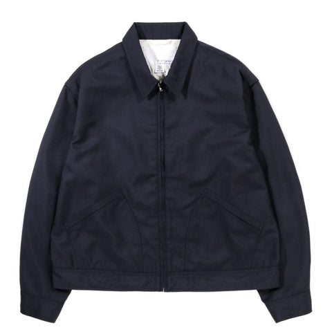 NANAMICA 5G ZIP CARDIGAN DARK NAVY | TODAY CLOTHING