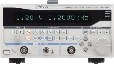 FG-281 ファンクションジェネレータ（0.01Hz ～ 15MHz） - 販売終了