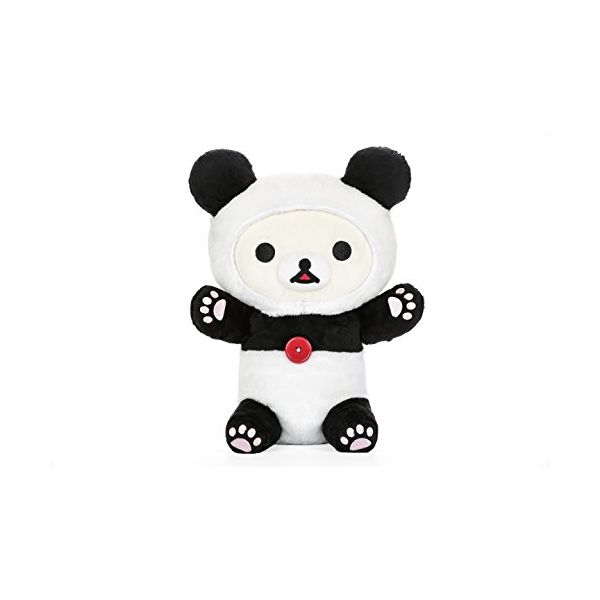 TESOLIFE特搜商城 RILAKKUMA Korilakkuma Panda Say Hi Plush 13.5 in