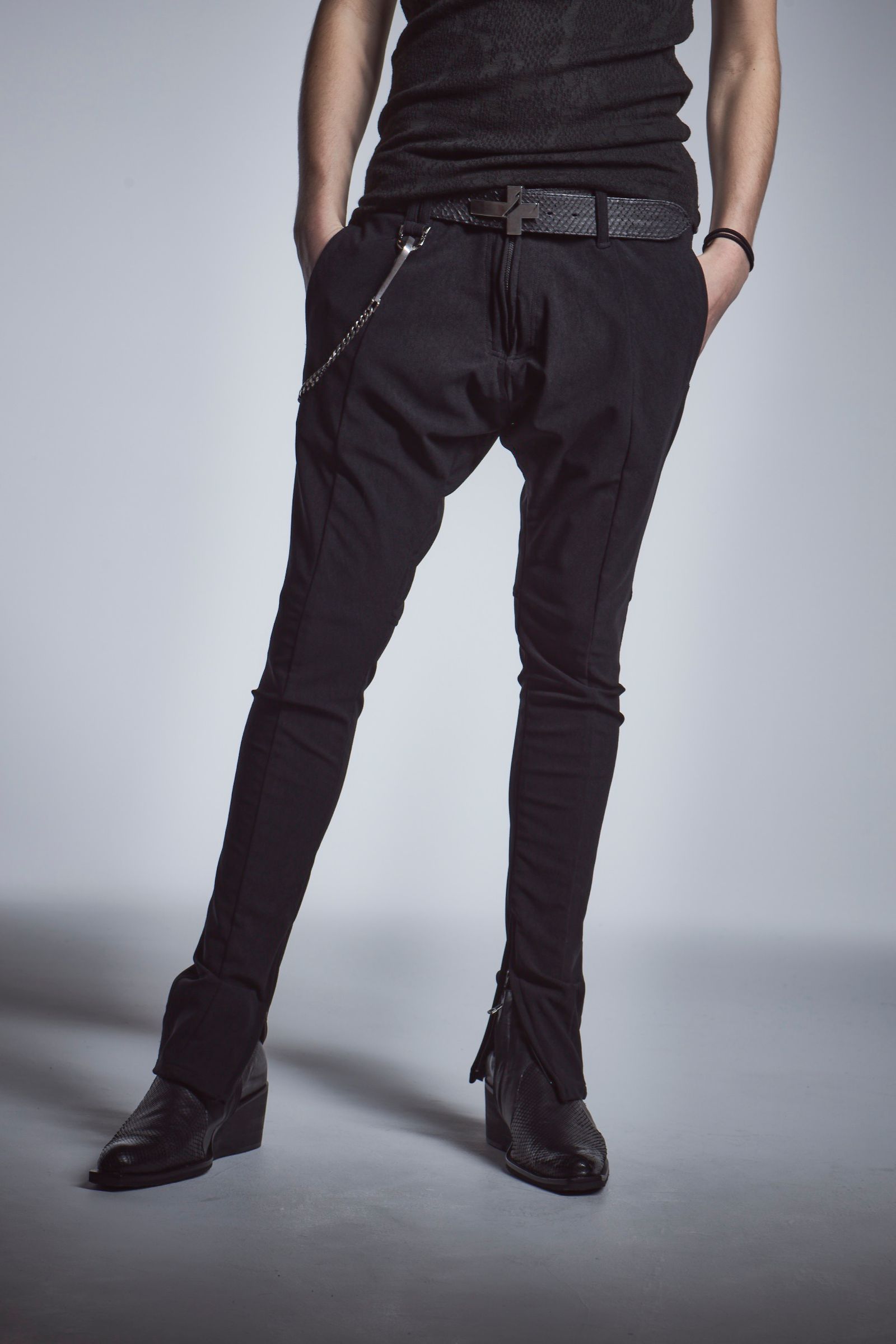 kiryuyrik - カーブサルエルストレッチパンツCurveSarouelPants