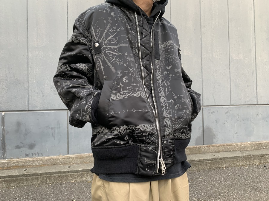 sacai × Dr.Woo】 バンダナプリントブルゾンが入荷しました。[2021.01
