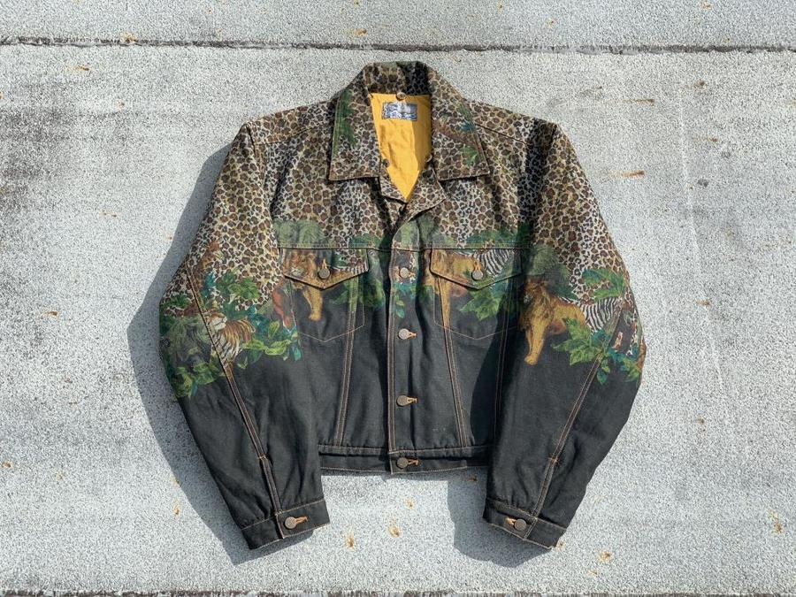 KENZO JEANS /ケンゾージーンズ】90's・葛飾北斎タグ・ヴィンテージ