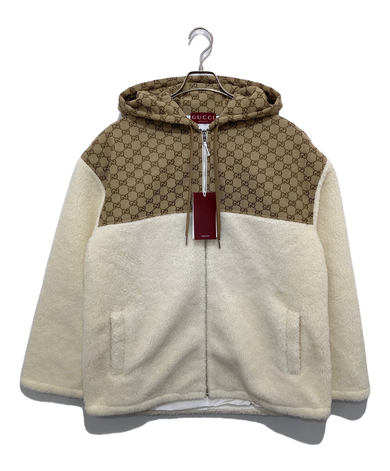 GUCCI / グッチ】GGインターシャ ウールフリースジップジャケット