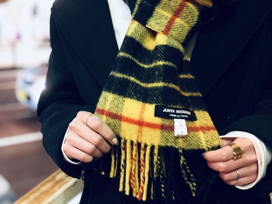 JUNYA WATANABE CDG/ジュンヤワタナベコムデギャルソンよりマフラーの