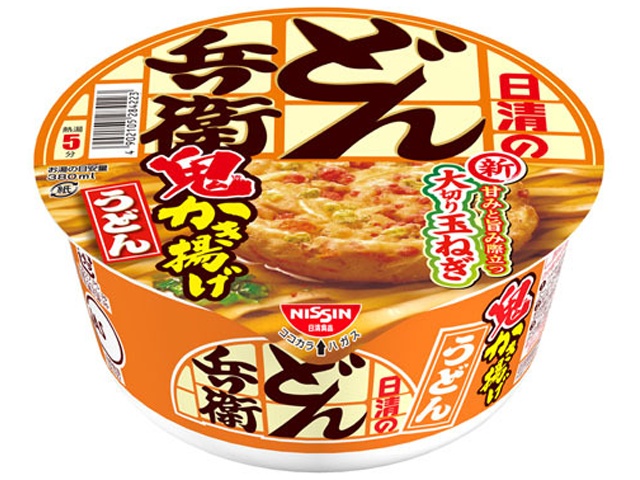 日清 どん兵衛 鬼かき揚げうどん (4902105284223) の仕入れ・箱買い