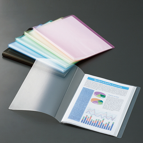 たのめーる】TANOSEE クリアファイル A4タテ 30ポケット 背幅17mm