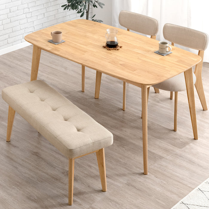 幅135] ダイニングテーブルセット 4点セット 4人掛け ダイニングベンチ