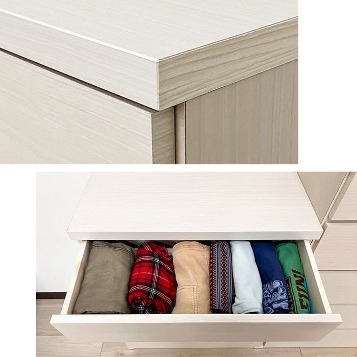 幅75cm 】チェスト 薄型30cm 4段 完成品 日本製 タンス 収納棚 飾り棚