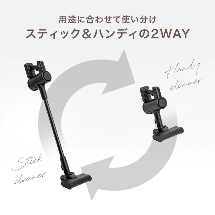 コードレス サイクロン掃除機 スタンド付き ブラシ付き 軽量