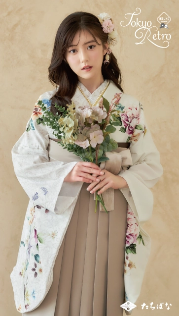 東京レトロの卒業式袴レンタル｜卒業式の袴ご紹介 MN-320