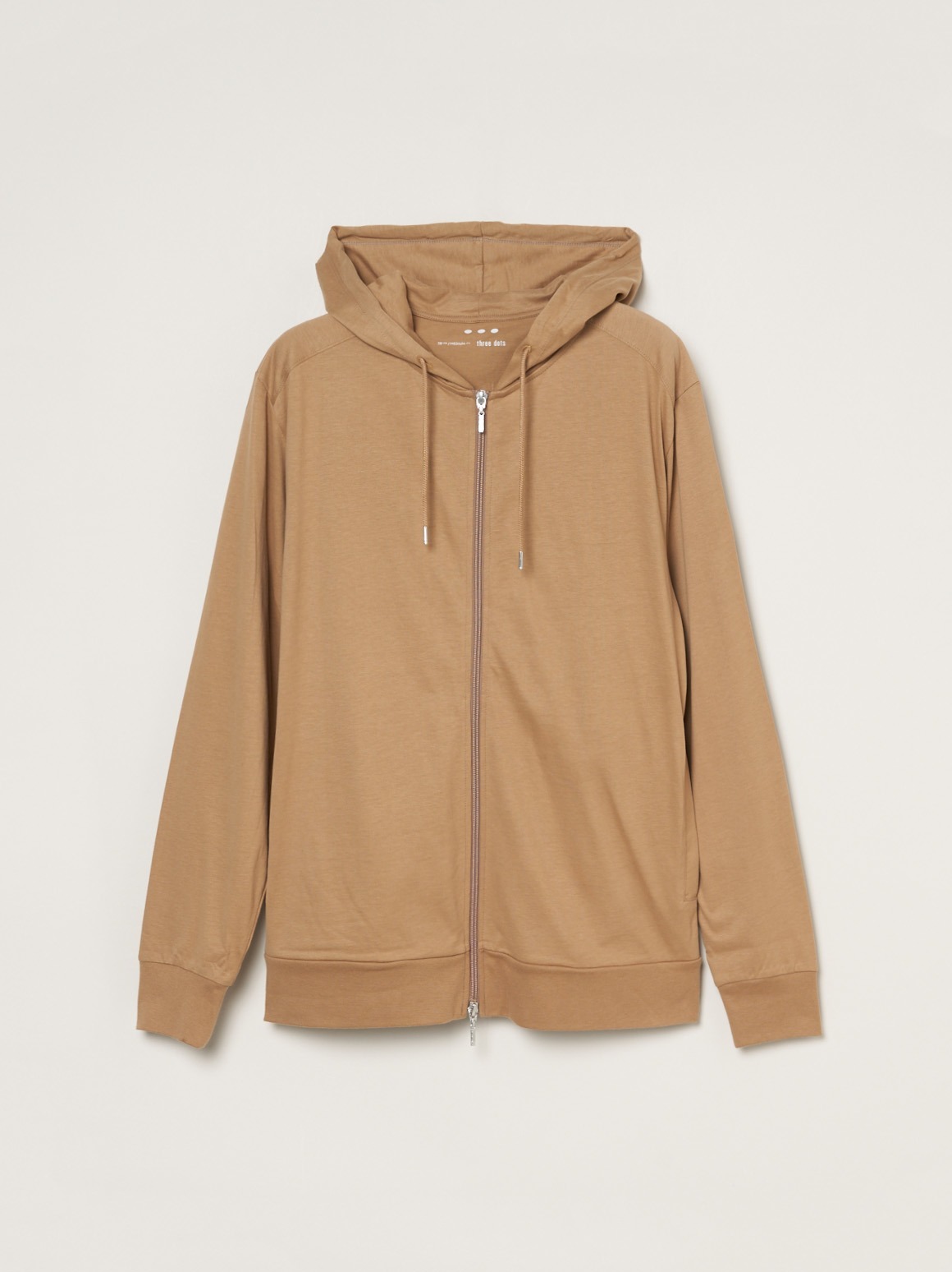 Men's sanded jersey zip hoody｜スリードッツ オフィシャルオンライン