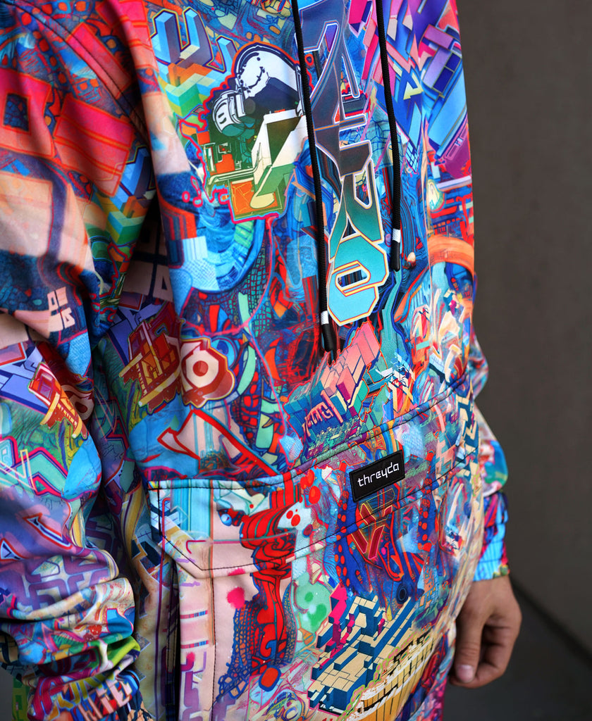 Lilith Waterproof Pullover Shell Jacket by Android Jones - Threyda