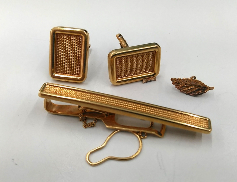 k18】ネクタイピン vintage antique K18 ネクタイピン ヴィンテージ