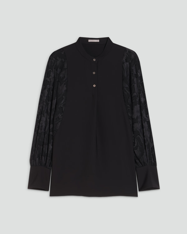 美品】Theory luxe セオリーリュクス ウォッシャブルブラウス 黒 M