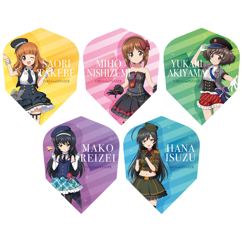 ダーツ セット ガールズ＆パンツァー 戦車道大作戦！ あんこうチーム