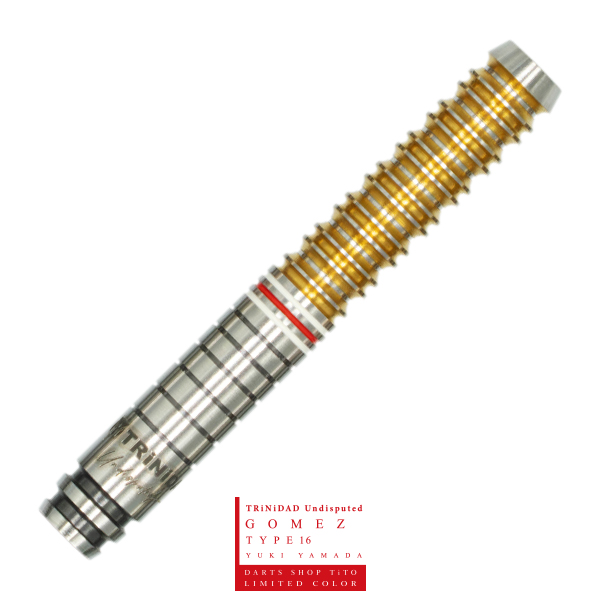 TiTO限定】ダーツ バレル TRiNiDAD Undisputed GOMEZ16 TiTO Limited