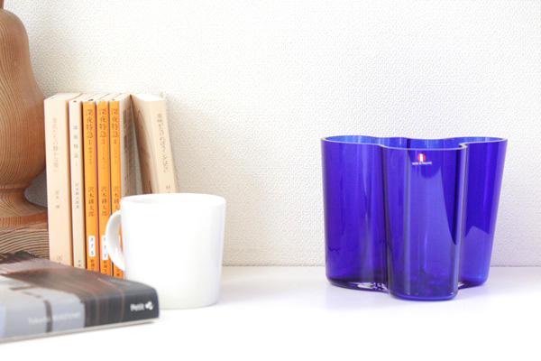iittala イッタラ Alvar Aalto/ Savoy Vase コバルトブルー H 120mm