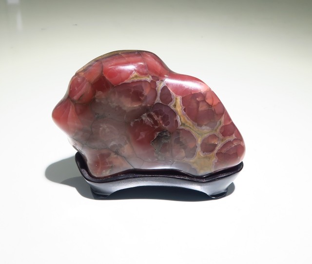 IA1087 【レアもの・超稀少】 北海道 稲倉石鉱山産 ロードクロサイト