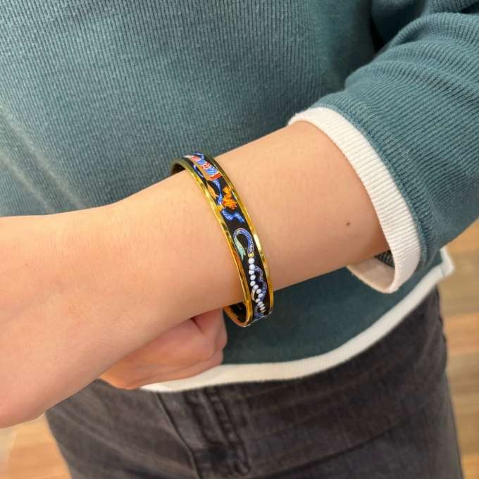 長崎店【ヴィンテージHERMES（エルメス）】エマイユPMバングルをご紹介