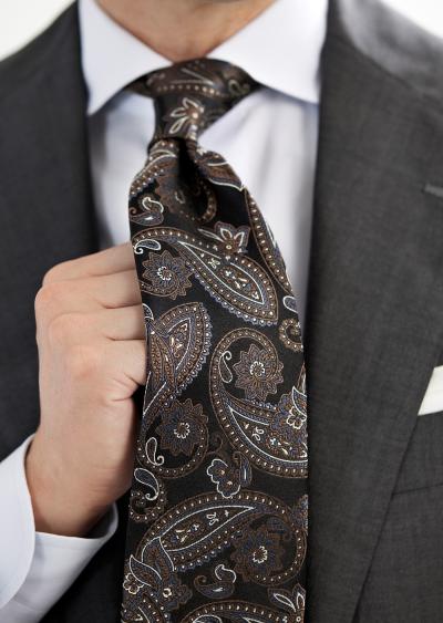 Holliday & Brown TIE | 小紋 ブラック | TIE STATION【タイステーション】