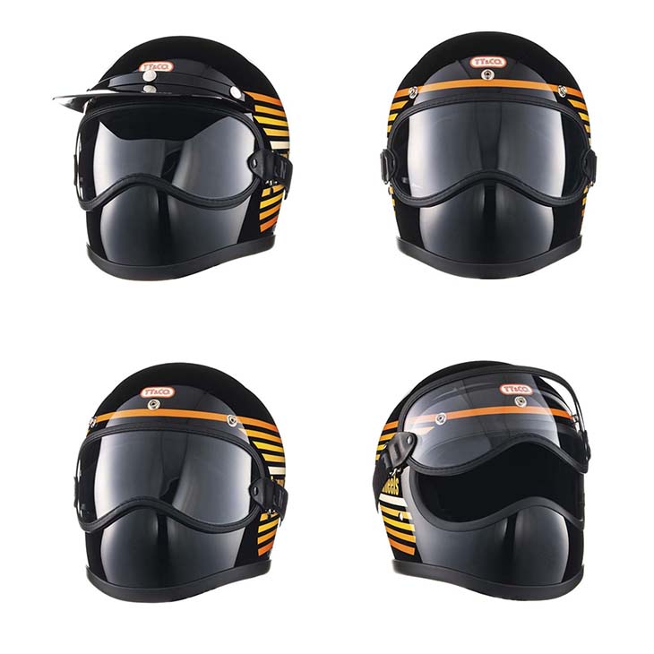 トゥーカッター SG/DOT レインボー ブラック ゴーグルセット - TT&CO