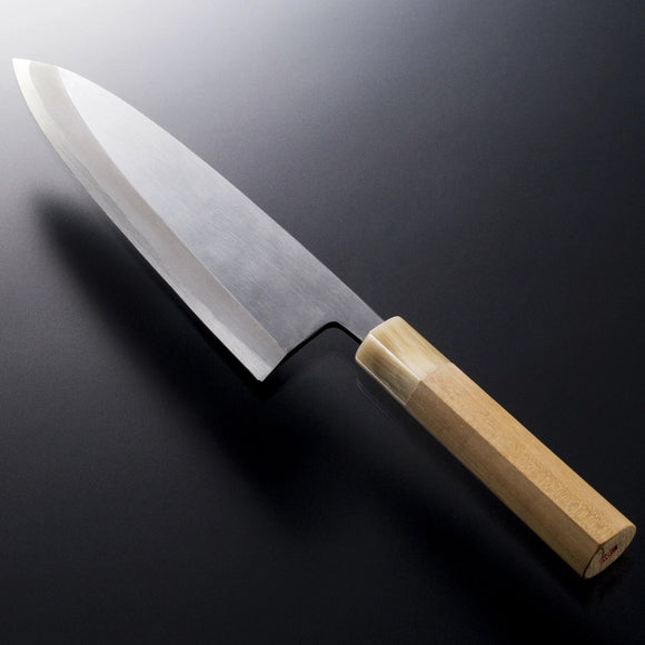 未使用】 左利き用 藤原照康作 柳刃包丁 240mm 未使用】 左利き用 藤原