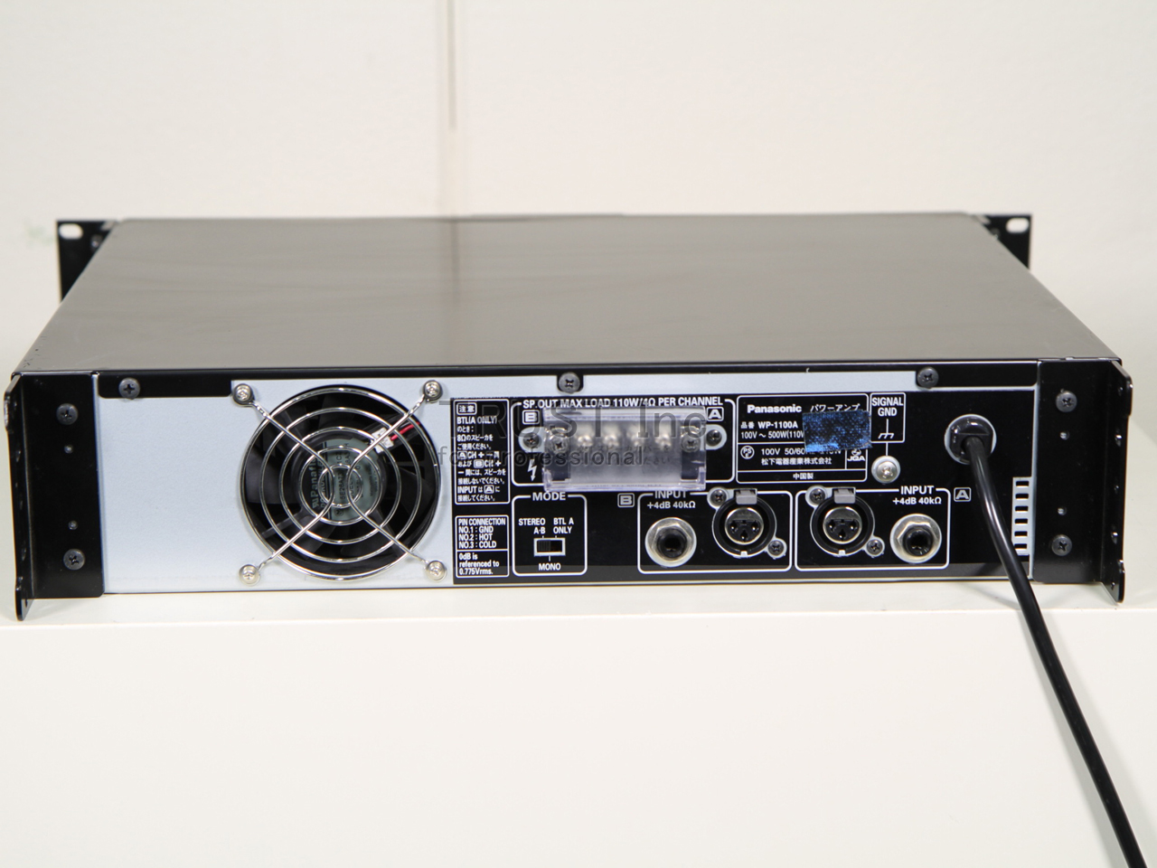 WP-1100A / Power Amplifier【中古放送用・業務用 映像機器・音響機器