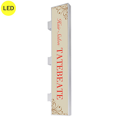 袖（突出し）看板】タテヤマアドバンス 12尺 AD-12220NT-LED シルバー