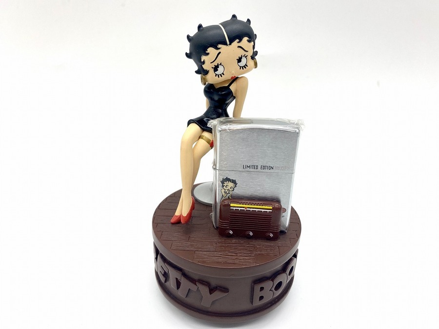betty boop zippo clock 限定 ZIPPO Pocket Clock ジッポー型 置時計