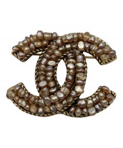 中古・古着通販】CHANEL (シャネル) カメリア ブローチ ホワイト