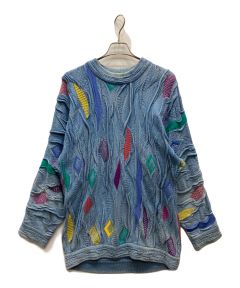中古・古着通販】Coogi (クージー) 3D厚手ニット マルチカラー サイズ
