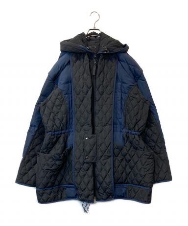 JUN MIKAMI×WILD THINGS ダウンコート ブラック ネイビー 中古・古着