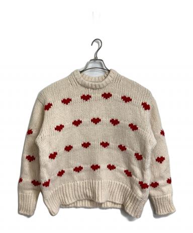 中古・古着通販】NKNIT (ンニット) ハートパターン ニット ハート