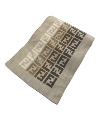 中古・古着通販】FENDI (フェンディ) ズッカ柄マフラー ベージュ