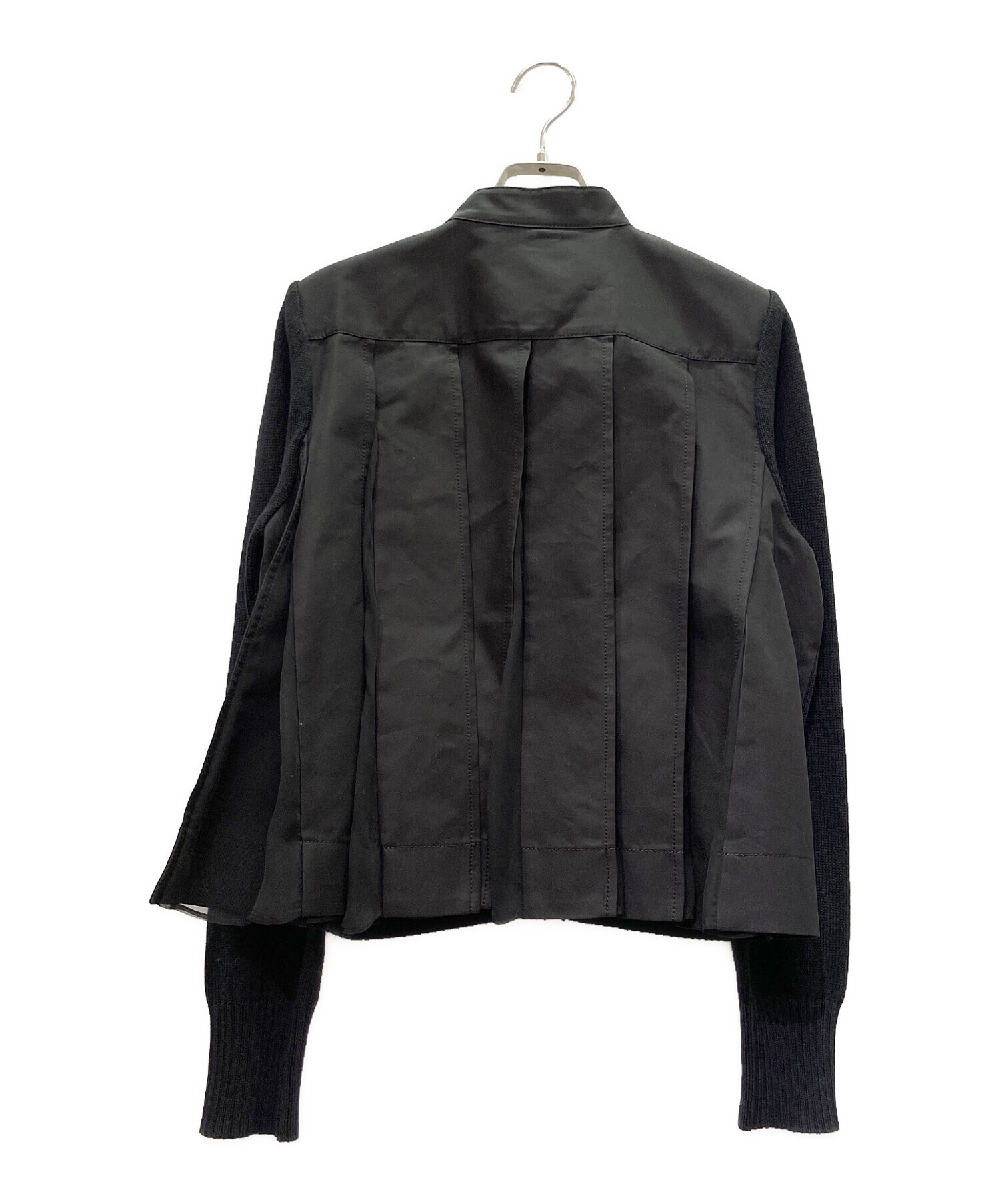 中古・古着通販】sacai (サカイ) Hybrid Pleated Back Cardigan