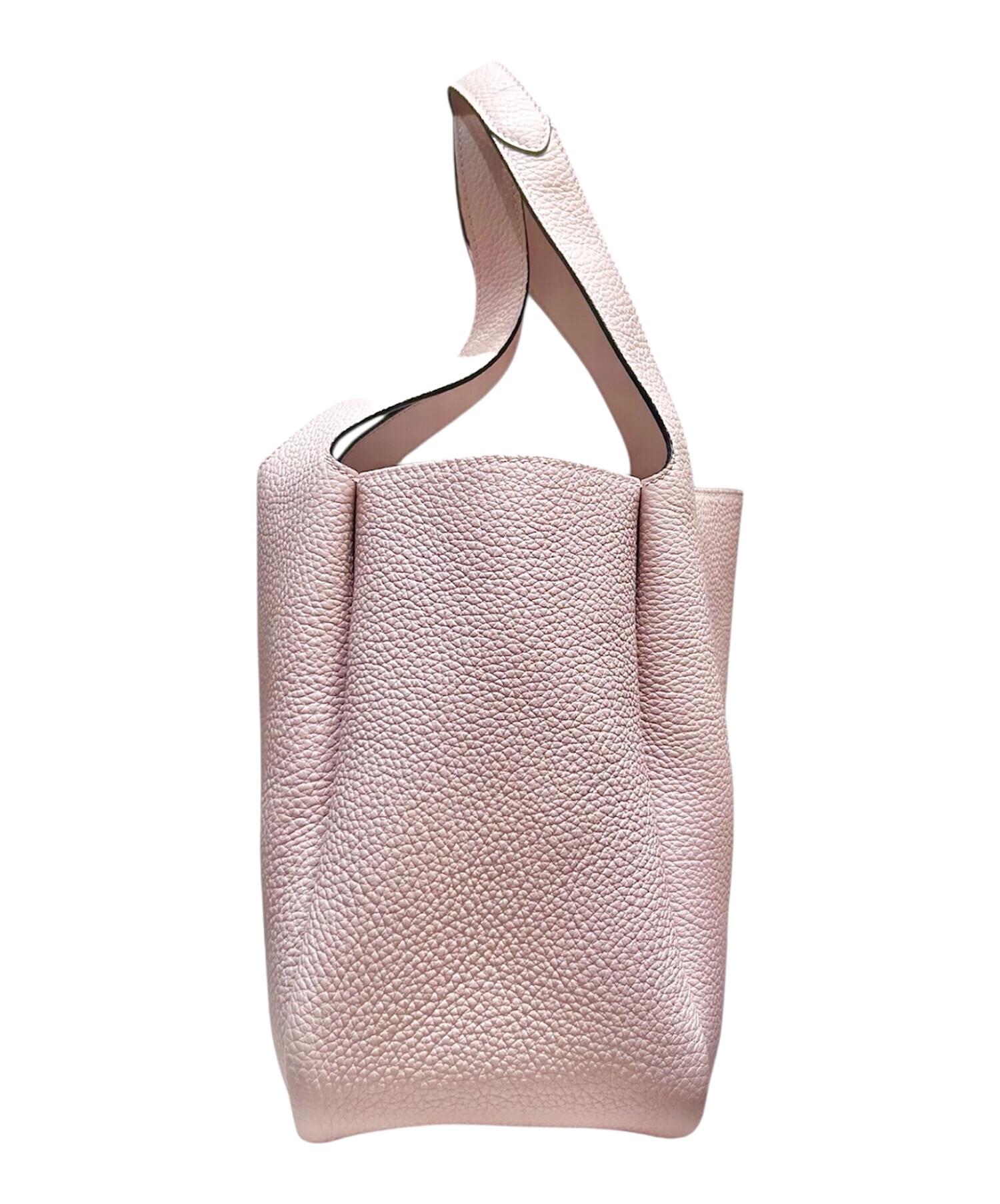 中古・古着通販】PRADA (プラダ) レザー トートバッグ ピンクベージュ