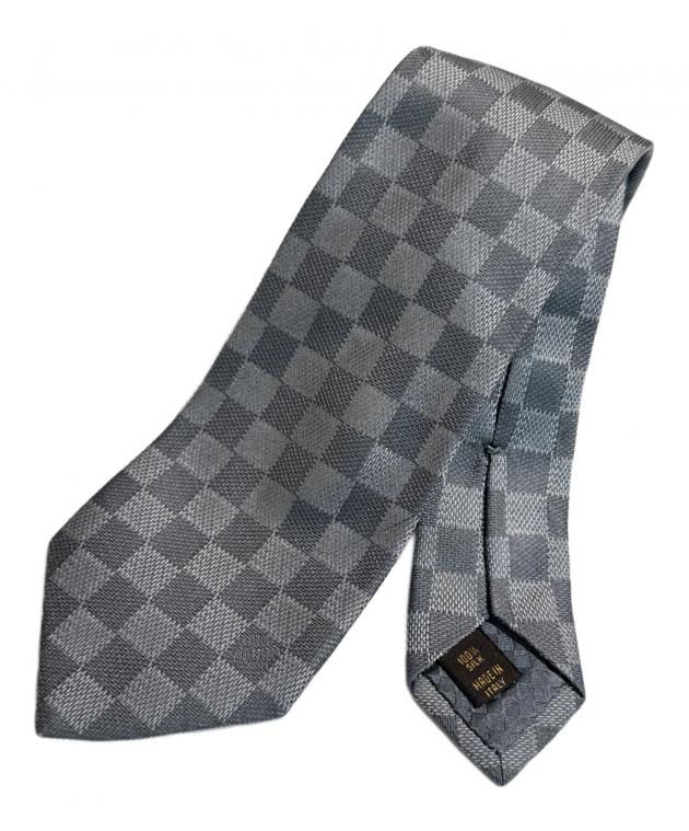中古・古着通販】LOUIS VUITTON (ルイ ヴィトン) ダミエ総柄ネクタイ